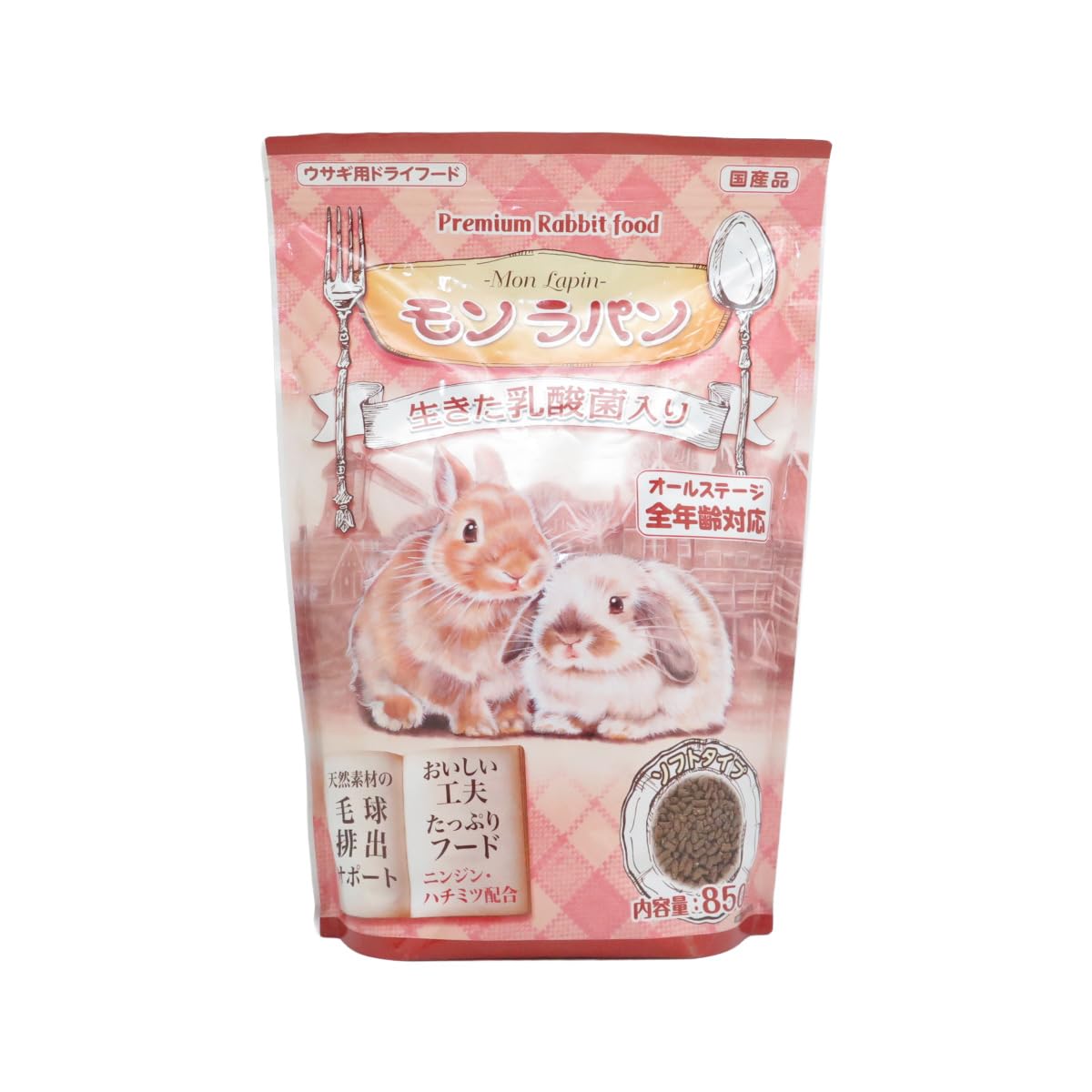 Amazon | ニチドウ モンラパン 850g ウサギ用 ドライフード | ニチドウ